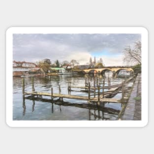 Landing Stages At Henley Sticker